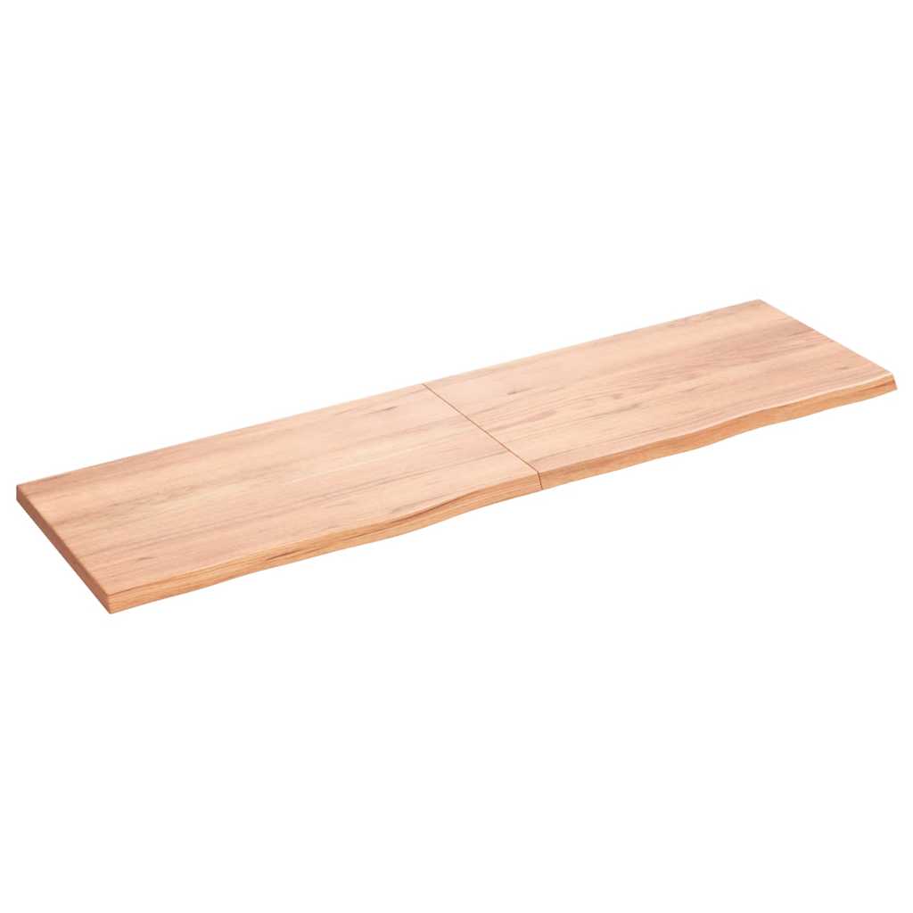 vidaXL Tafelblad 60x40x2 cm onbehandeld massief eikenhout