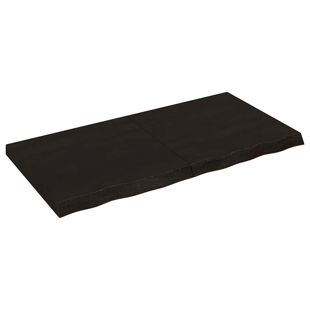 vidaXL Tafelblad 60x40x2 cm onbehandeld massief eikenhout