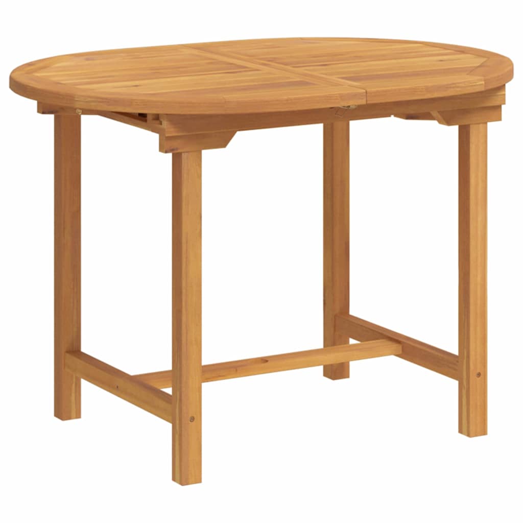 vidaXL Tuin Eettafel Set 5 pcs Bruin Massief Teakhout