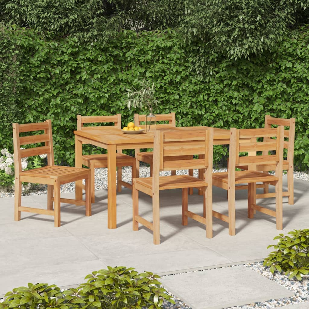 vidaXL Garden Chairs 4 pcs Solid Teak Wood