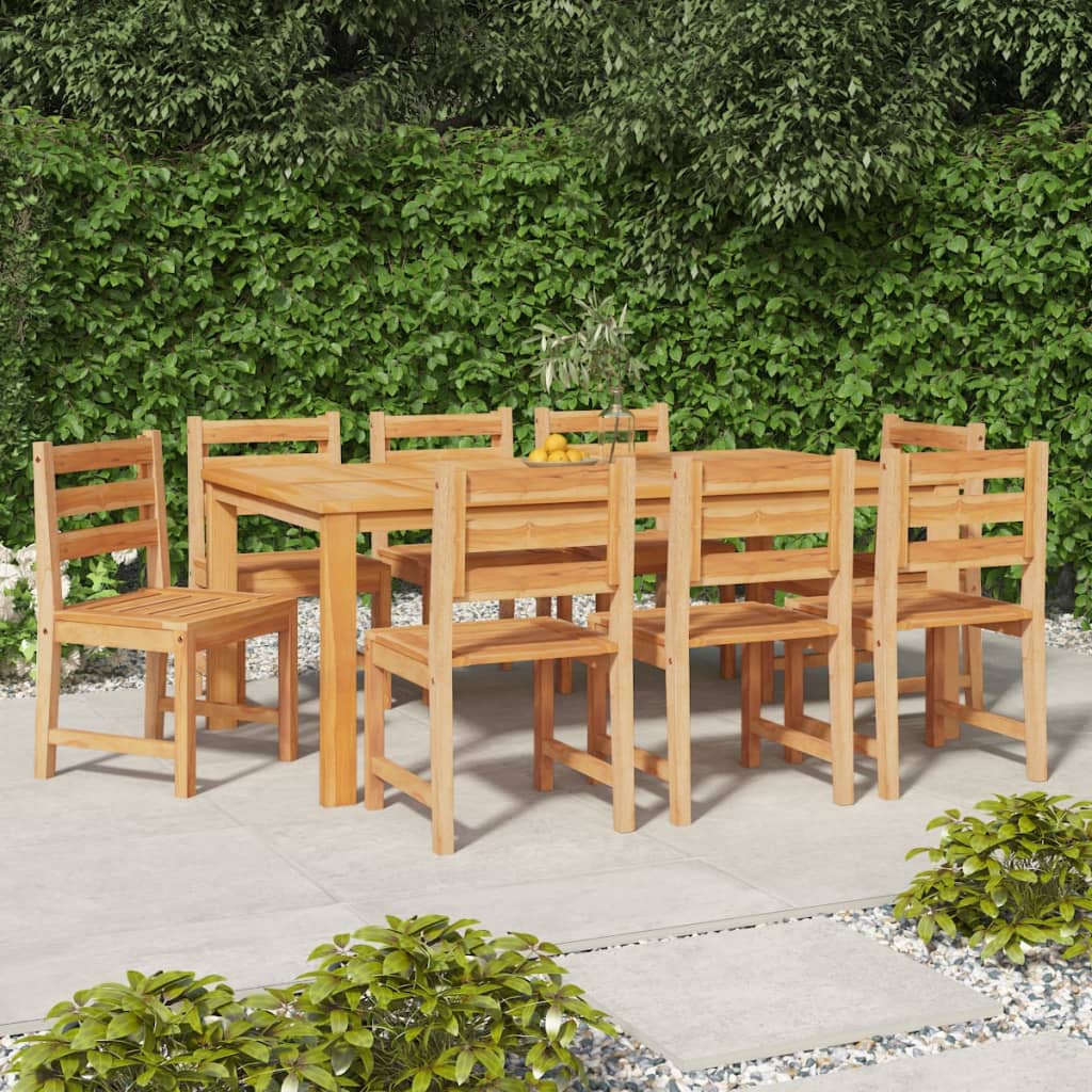 vidaXL Garden Chairs 4 pcs Solid Teak Wood