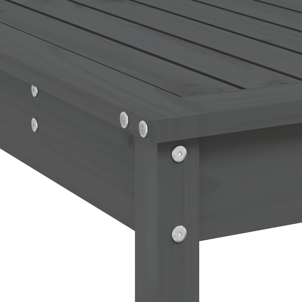 vidaXL 9-delige Barset massief grenenhout wit
