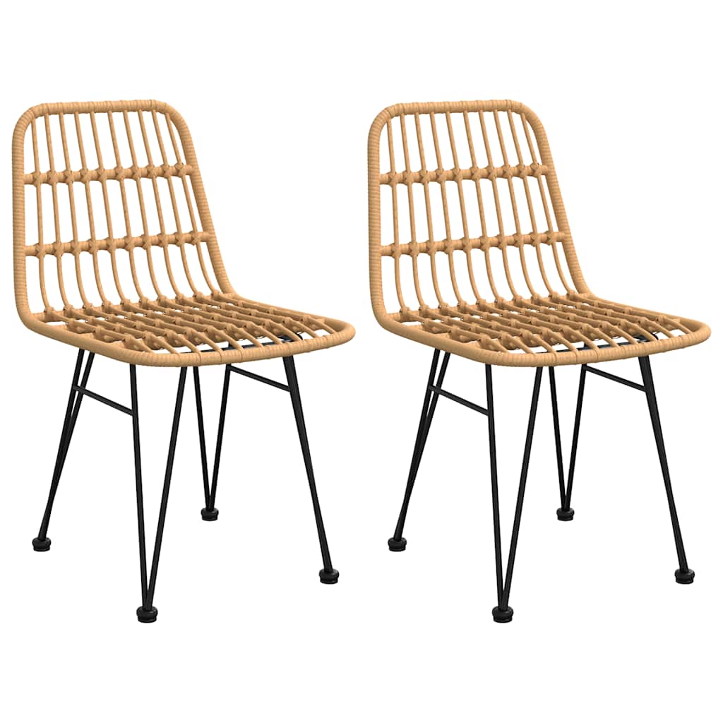 vidaXL 3-delige Tuinset poly rattan