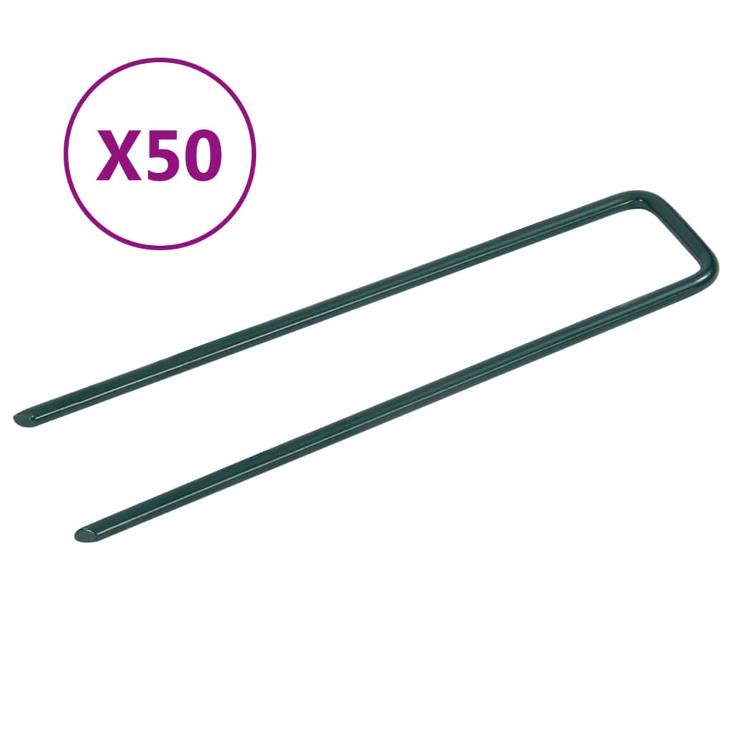 vidaXL Kunstgraspennen 20 st U-vormig ijzer