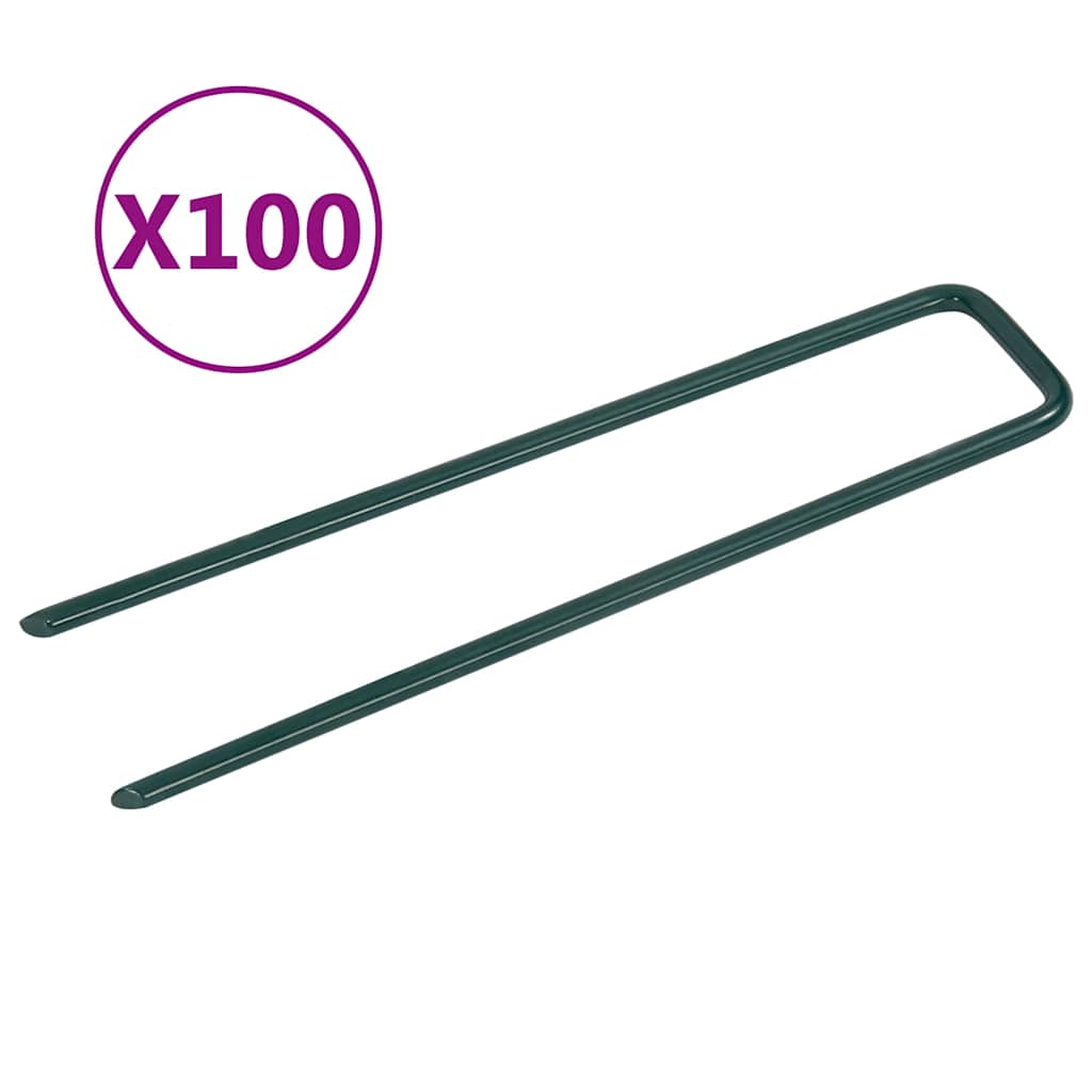 vidaXL Kunstgraspennen 20 st U-vormig ijzer