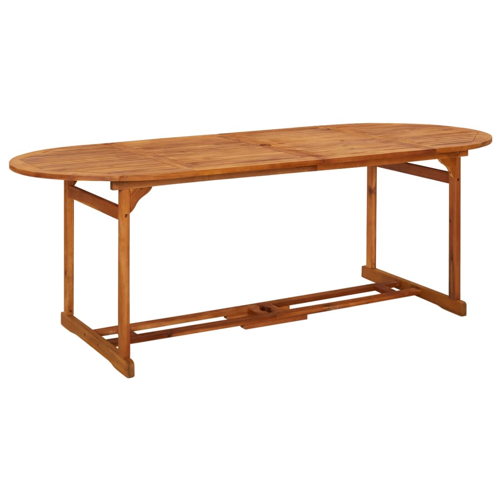 vidaXL Garden Table 180x90x75 cm Solid Acacia Wood