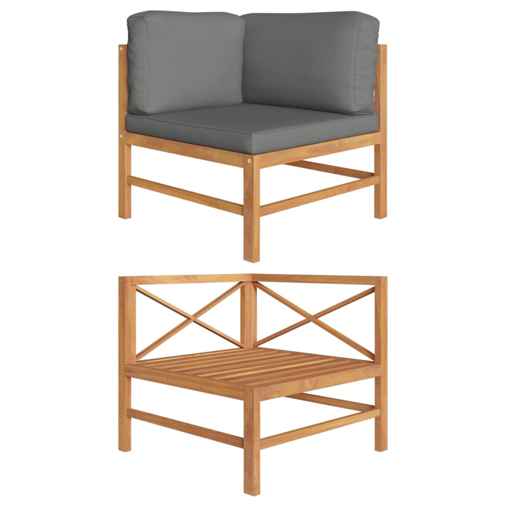vidaXL Garden Table 63x63x30 cm Solid Teak Wood