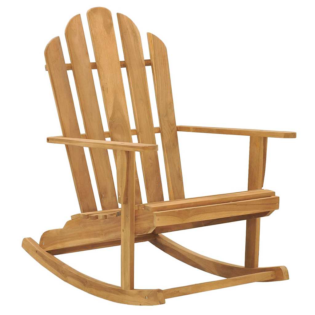 vidaXL Schommelstoelen Adirondack 2 st massief teakhout