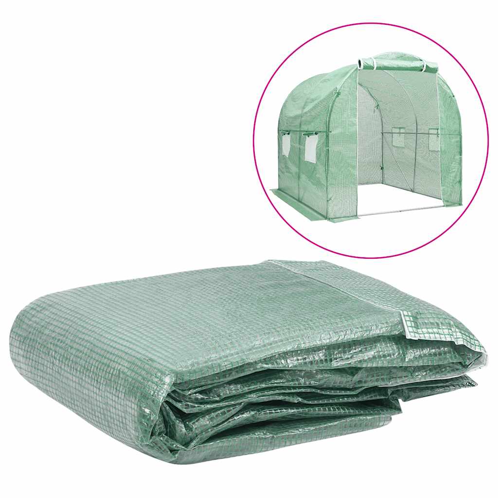 vidaXL Kashoes vervangend (4,5 m²) 300x150x200 cm groen