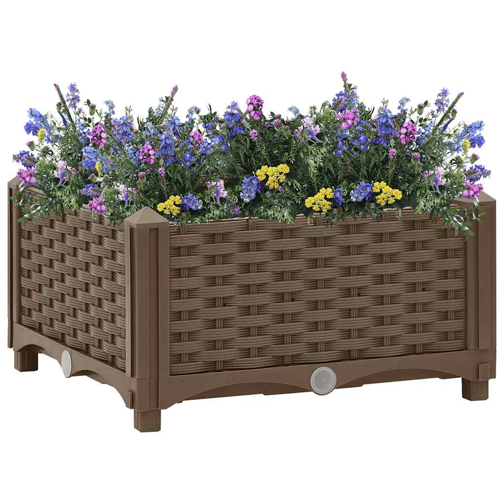 vidaXL Plantenbak verhoogd 40x40x23 cm polypropeen