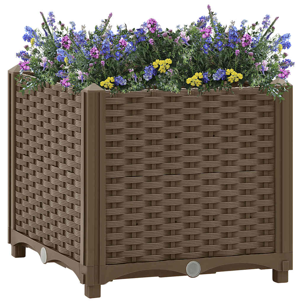 vidaXL Plantenbak verhoogd 40x40x23 cm polypropeen