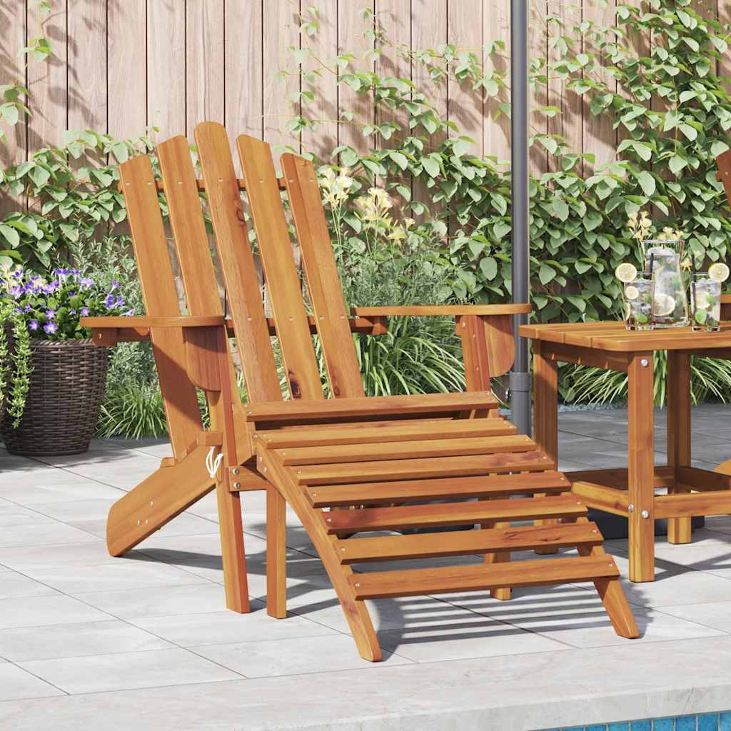 vidaXL Adirondack Garden Chairs 2 pcs Solid Acacia Wood