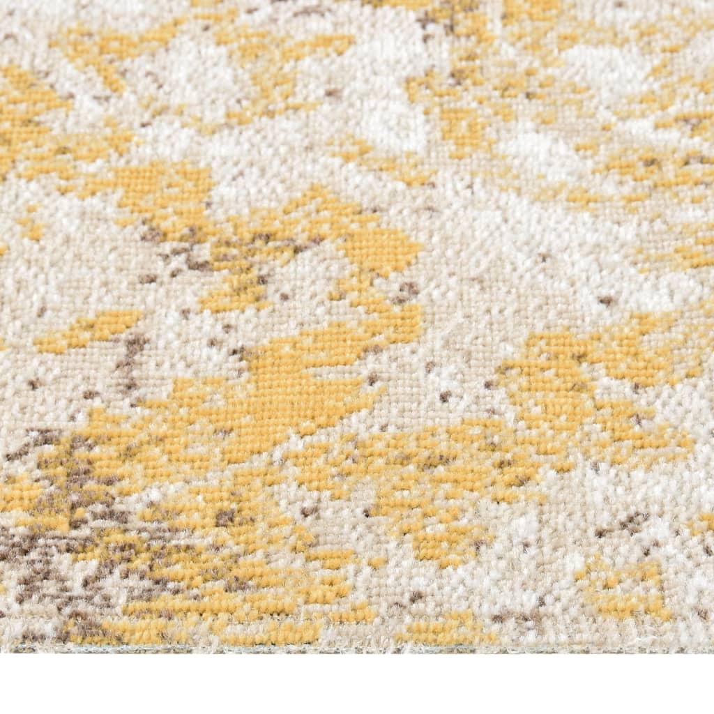 vidaXL Flat-Woven Outdoor Rug 80x150 cm Yellow