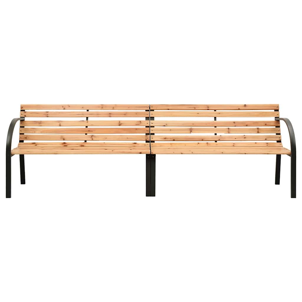 vidaXL Double Garden Bench 241 cm Chinese Firwood