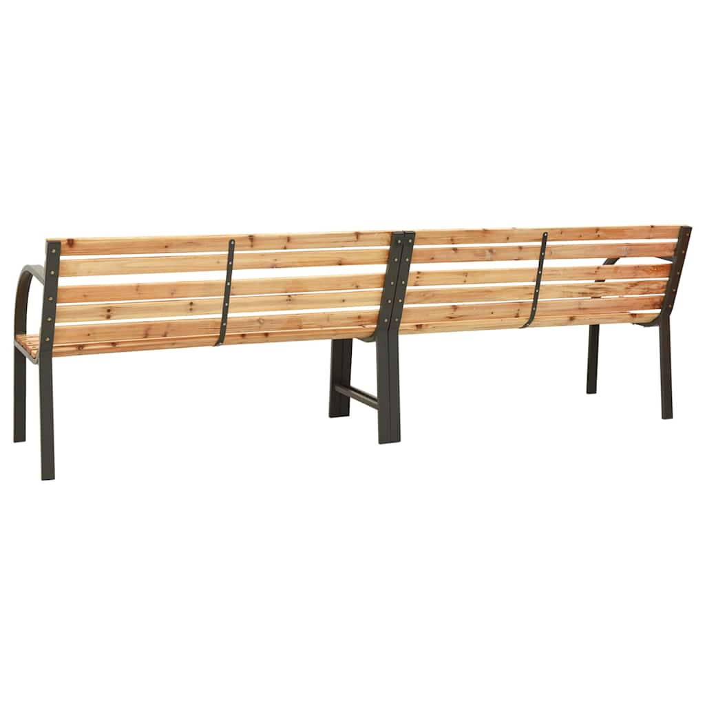 vidaXL Double Garden Bench 241 cm Chinese Firwood