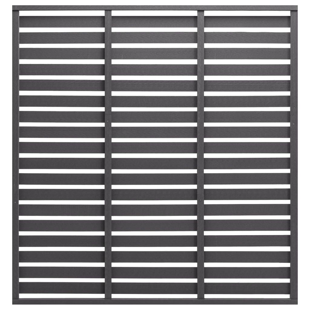 vidaXL Fence Panel 180x180 cm HKC brown