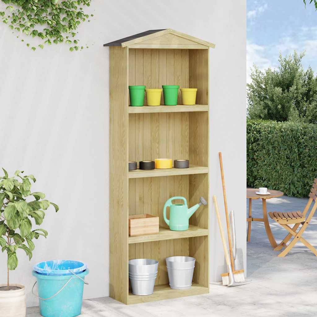 vidaXL Tuinschuur 40x33x222 cm geïmpregneerd grenenhout