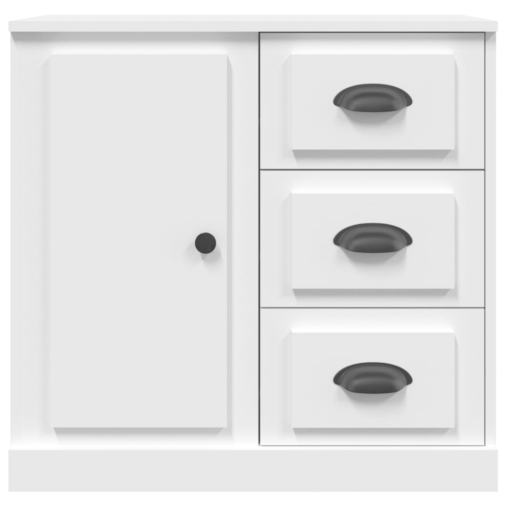 vidaXL Sideboards 2 pcs engineered wood white