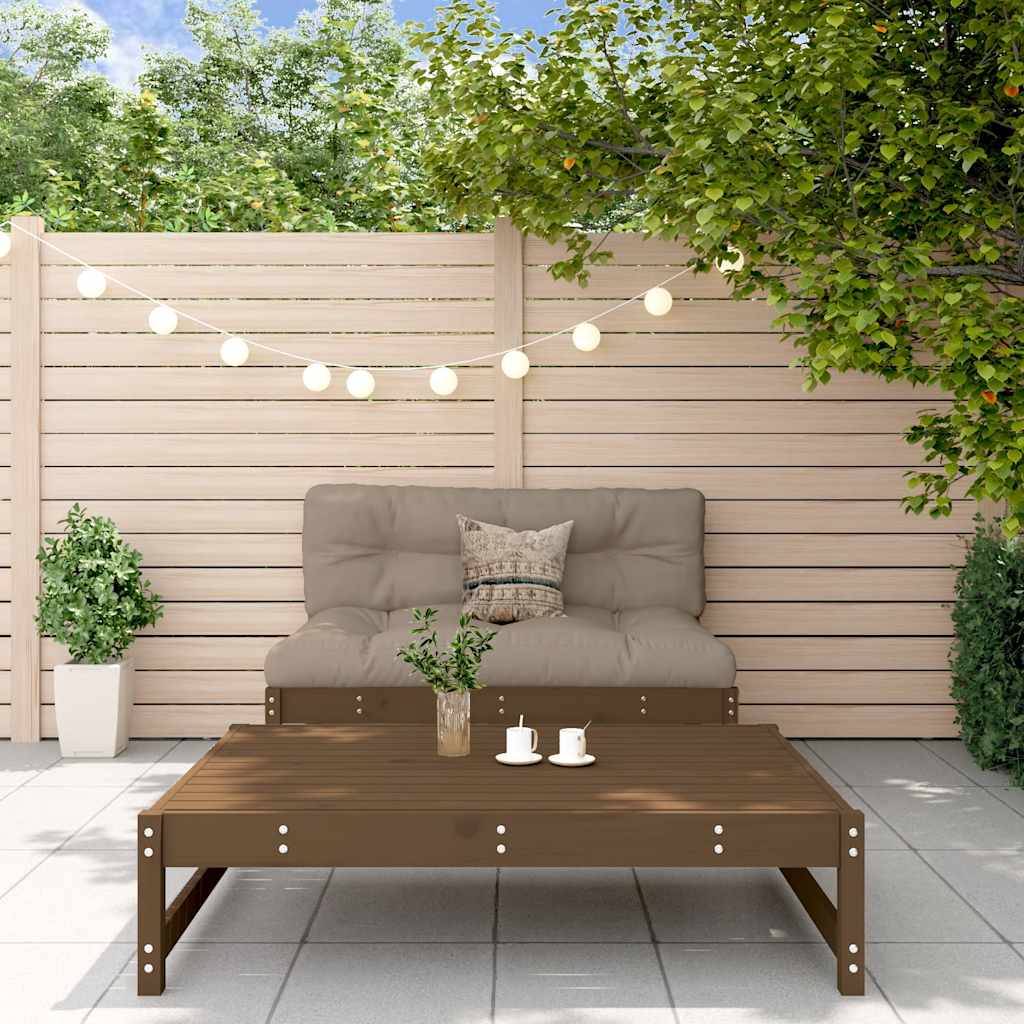 vidaXL 2-delige Loungeset met kussens massief grenen