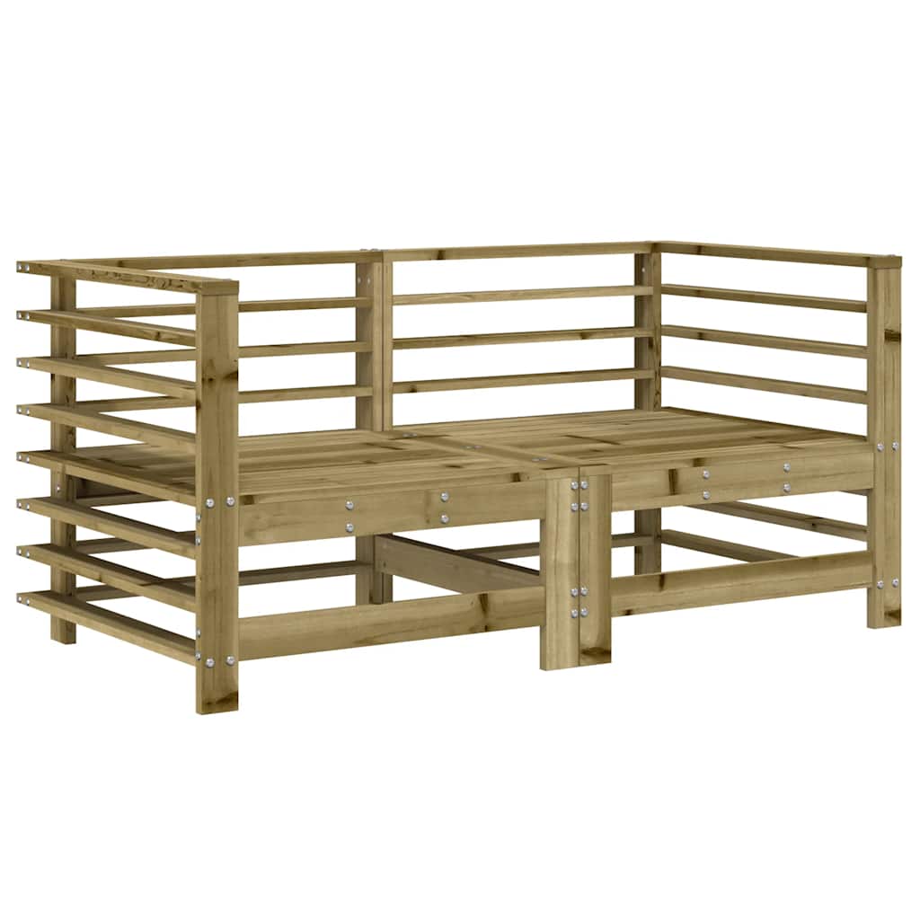 vidaXL 7-Piece Lounge Set Solid Pine Wood