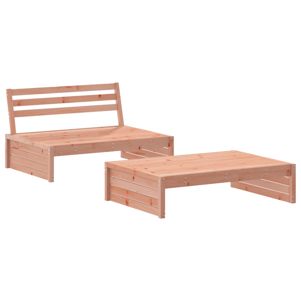 vidaXL 2-delige Loungeset massief grenenhout