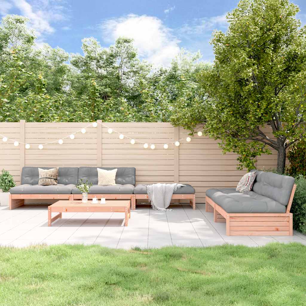 vidaXL 6-delige Loungeset massief grenenhout