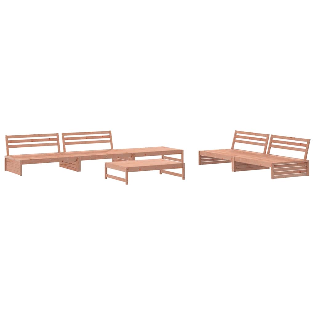 vidaXL 6-delige Loungeset massief grenenhout