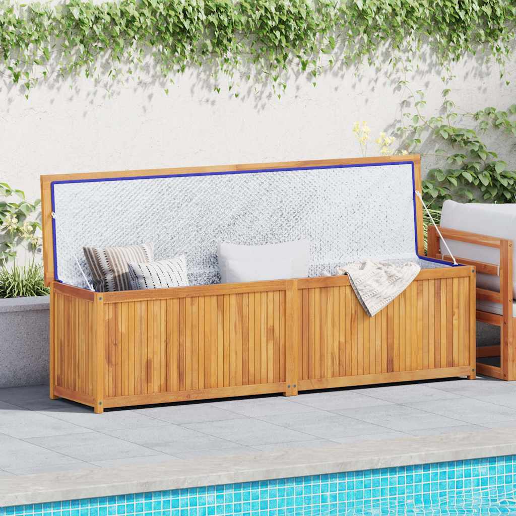 vidaXL Opbergbox 60x50x58 cm massief teakhout