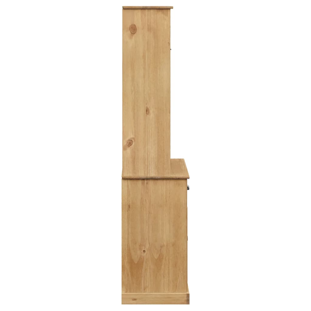 vidaXL Hoge kast VIGO 78x40x175 cm massief grenenhout