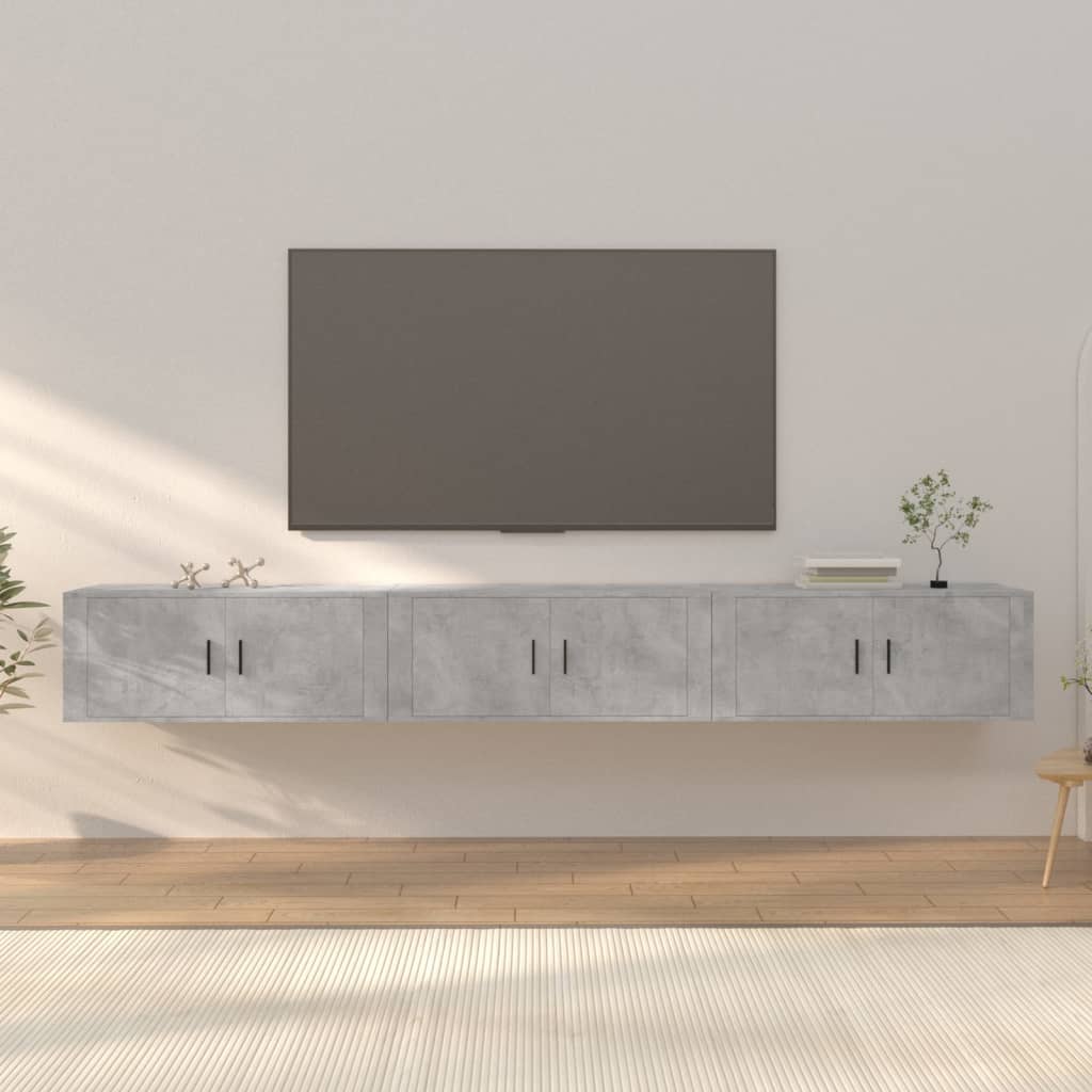vidaXL Tv-wandmeubels 2 st 57x34,5x40 cm wit