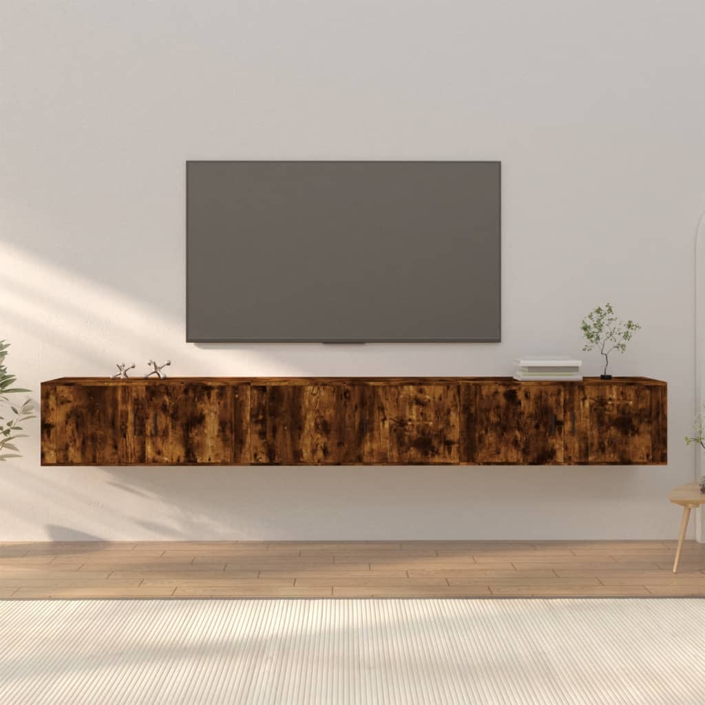 vidaXL Tv-wandmeubels 2 st 57x34,5x40 cm wit