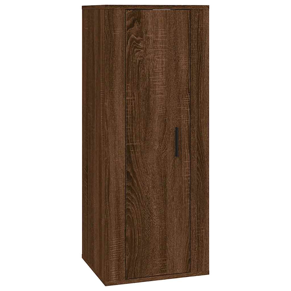 vidaXL 3-delige Tv-meubelset bewerkt hout hoogglans wit