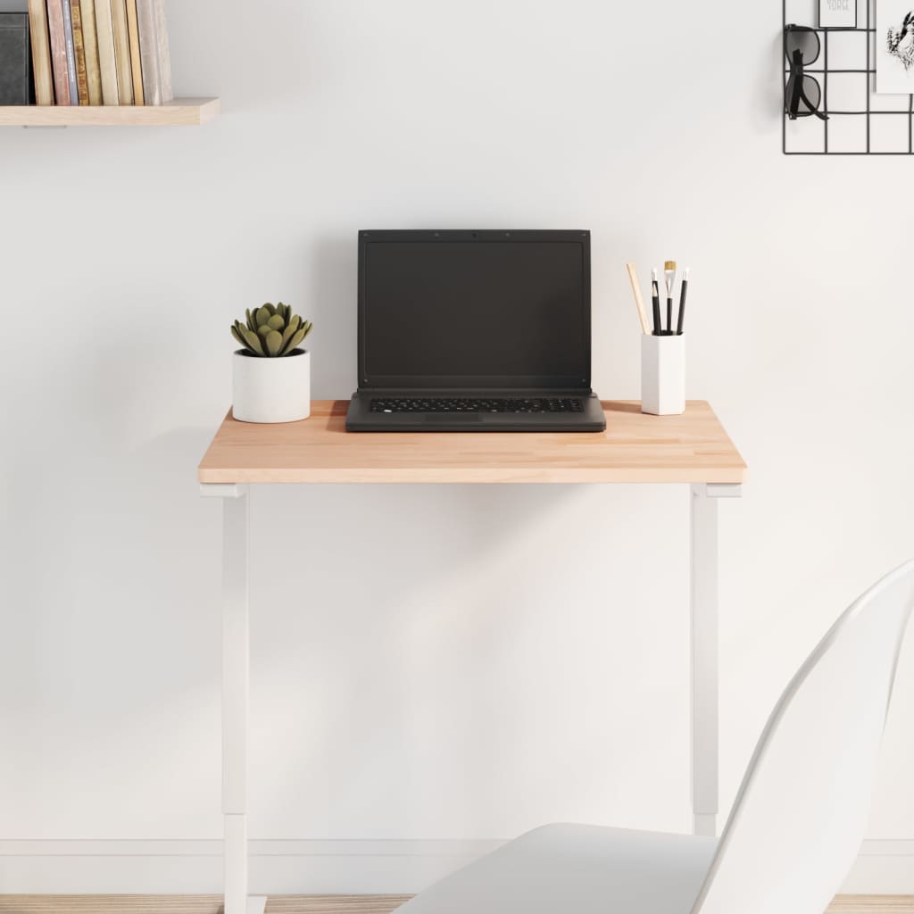 vidaXL Tafelblad rechthoekig 80x40x1,5 cm massief beukenhout