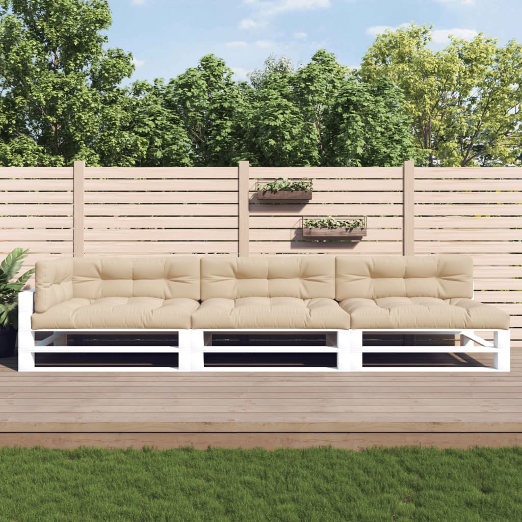 vidaXL Pallet Cushions 7 pcs Fabric Anthracite