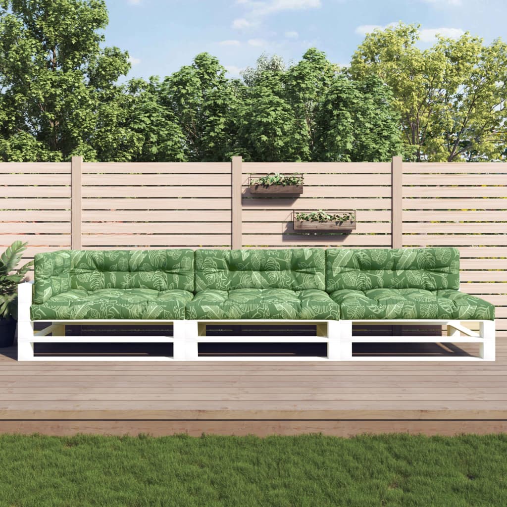 vidaXL Pallet Cushions 7 pcs Fabric Anthracite