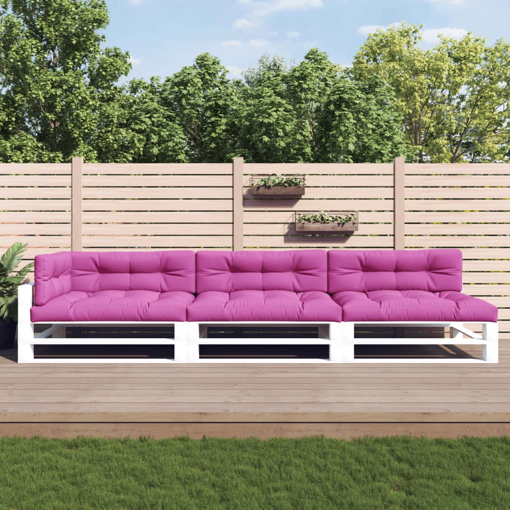 vidaXL Pallet Cushions 7 pcs Fabric Anthracite