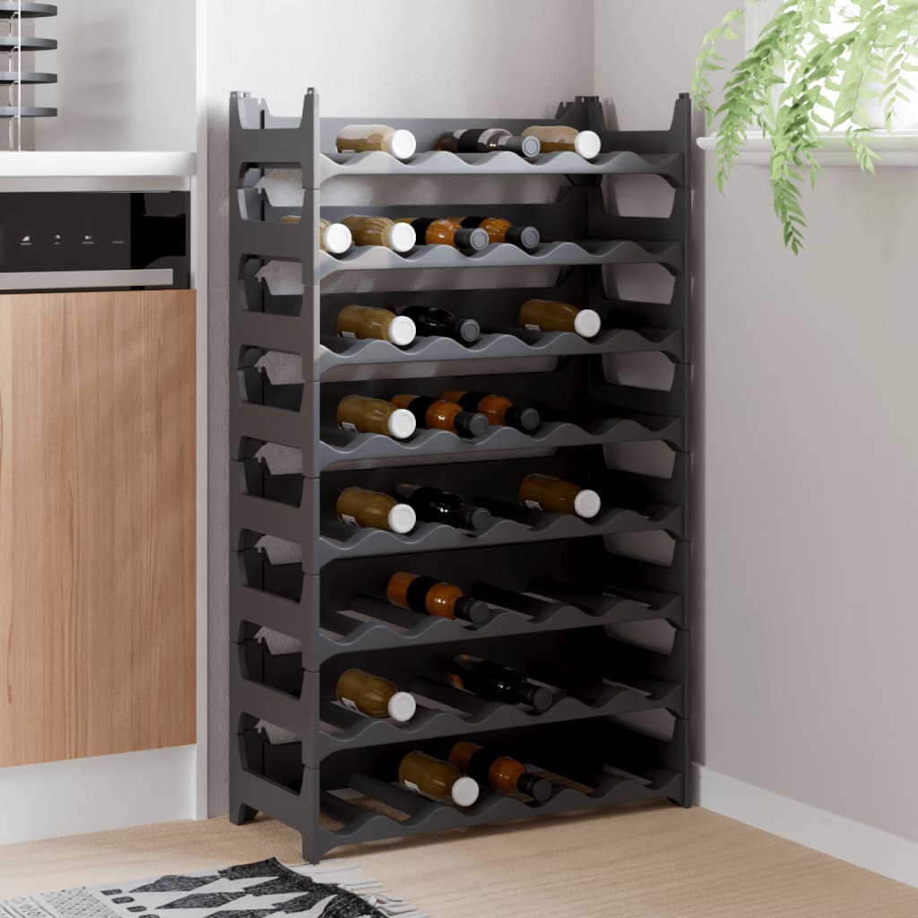 vidaXL Stackable 12-Bottle Wine Rack PP