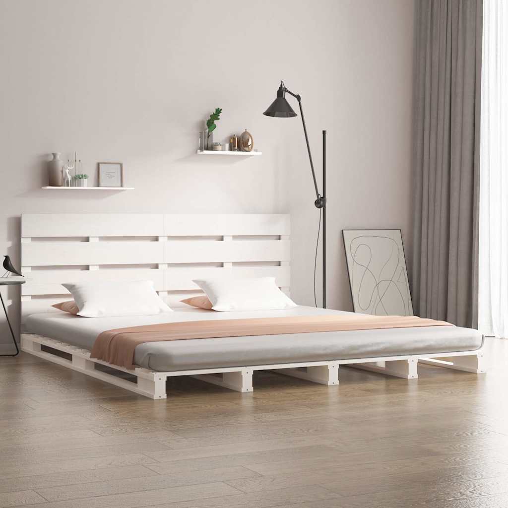 vidaXL Bedframe zonder matras massief grenenhout 90x200 cm