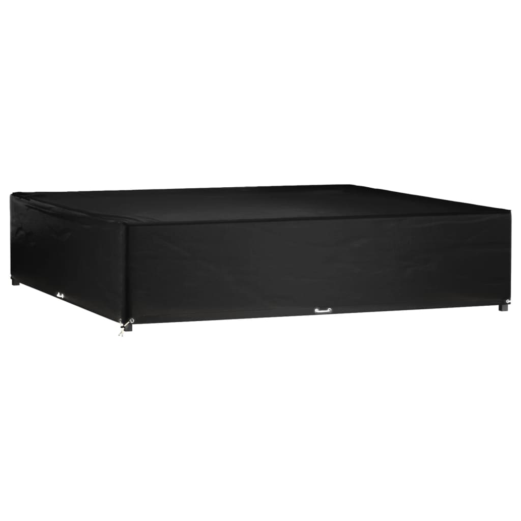 vidaXL Tuinmeubelhoezen poly rattan 2 st 4-persoons 113x113 cm