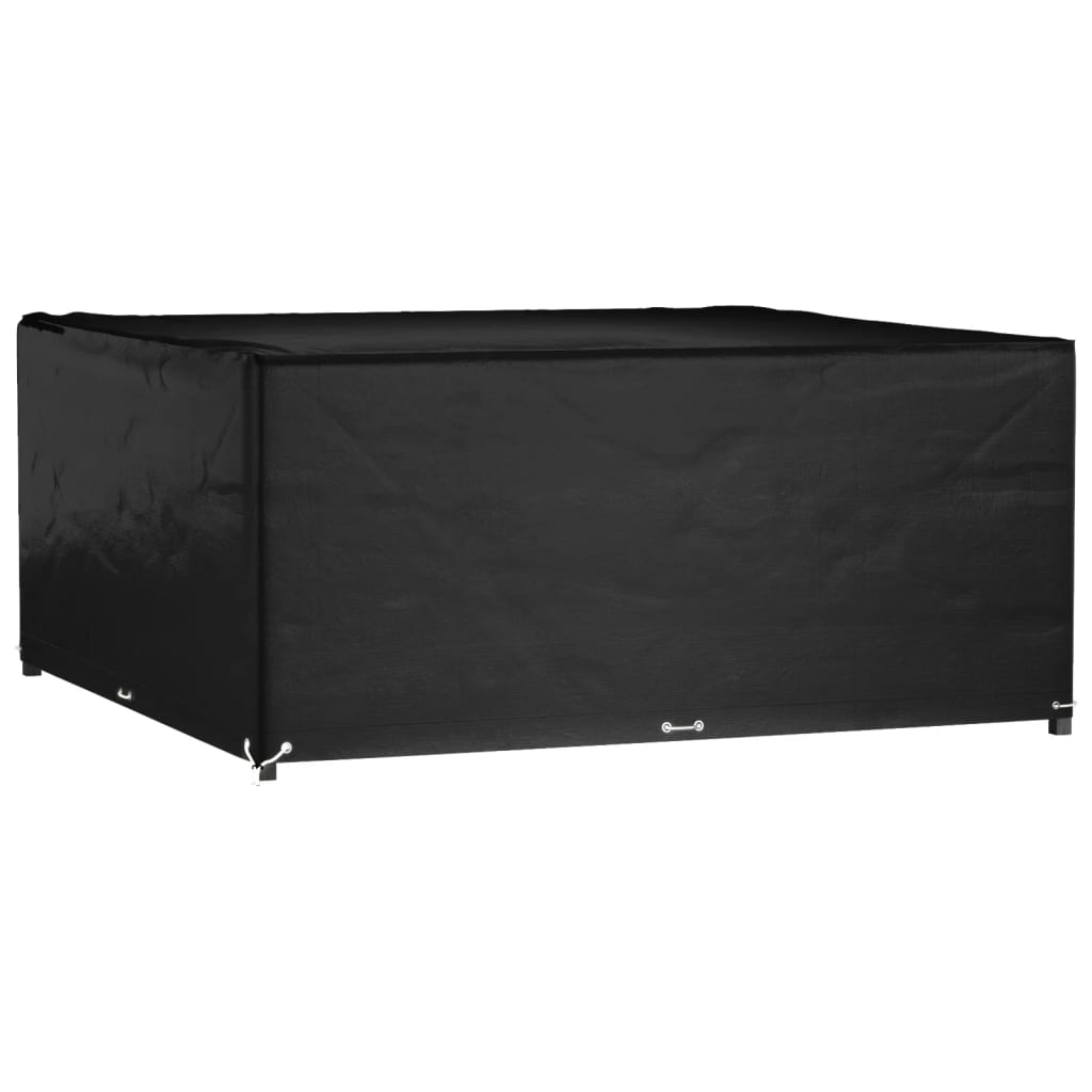 vidaXL Tuinmeubelhoezen poly rattan 2 st 4-persoons 113x113 cm