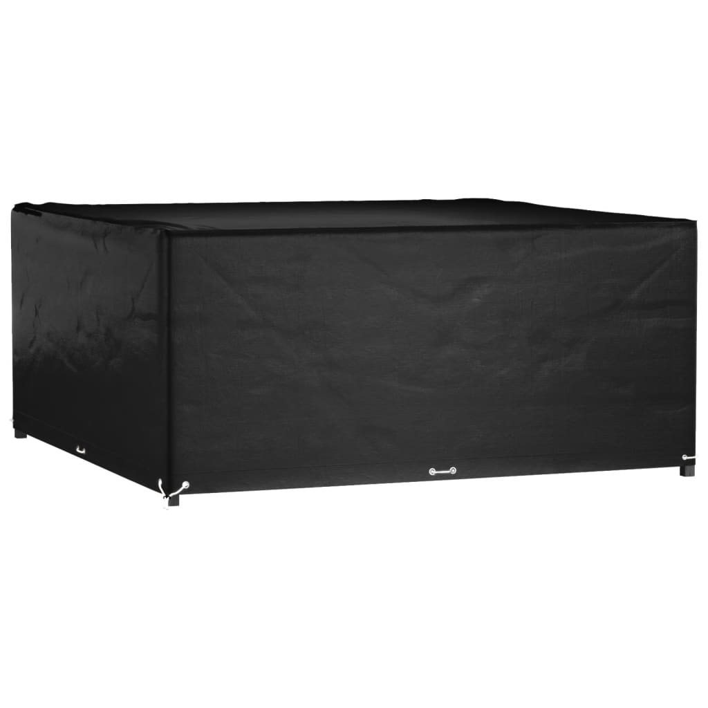 vidaXL Tuinmeubelhoezen poly rattan 2 st 4-persoons 113x113 cm