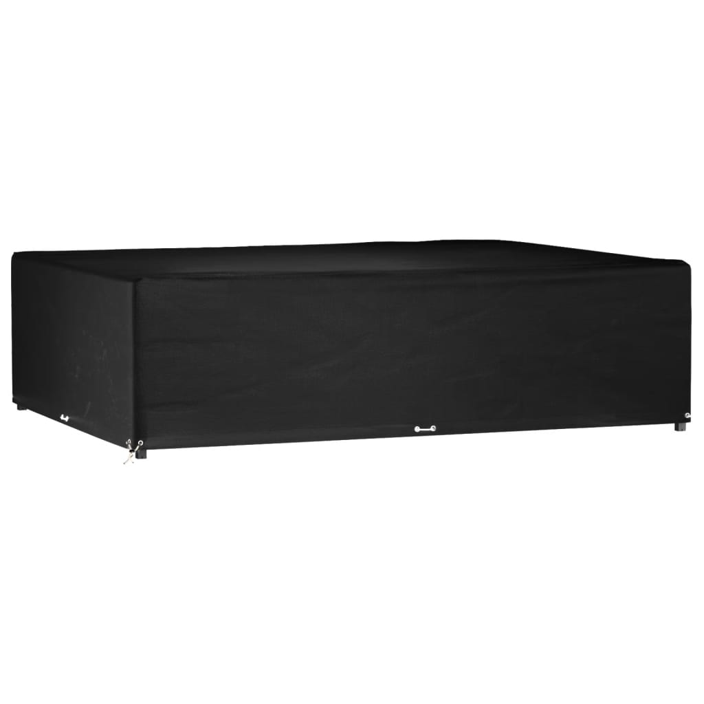 vidaXL Tuinmeubelhoezen poly rattan 2 st 4-persoons 113x113 cm