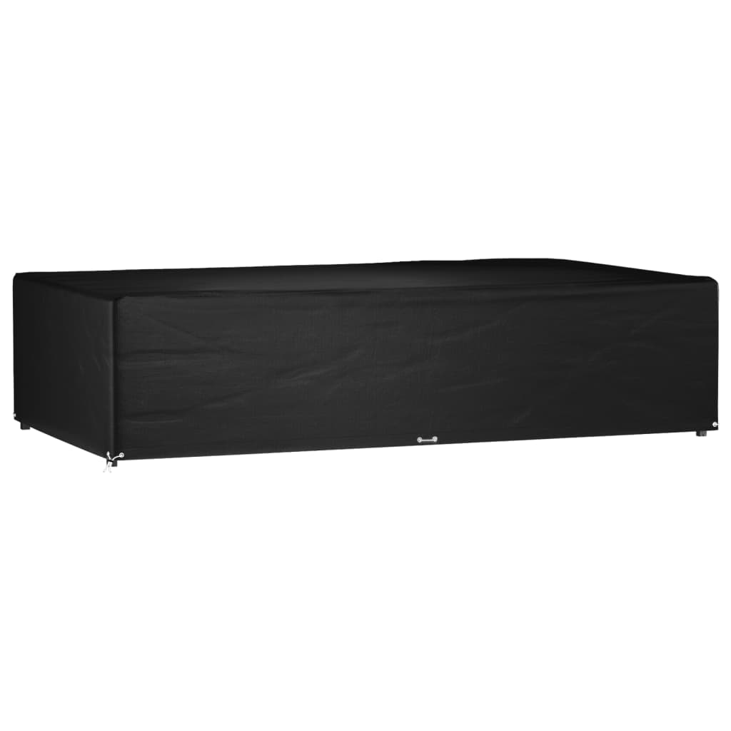 vidaXL Tuinmeubelhoezen poly rattan 2 st 4-persoons 113x113 cm