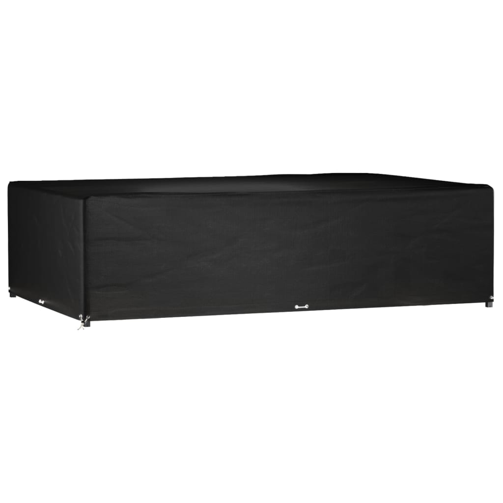 vidaXL Tuinmeubelhoezen poly rattan 2 st 4-persoons 113x113 cm