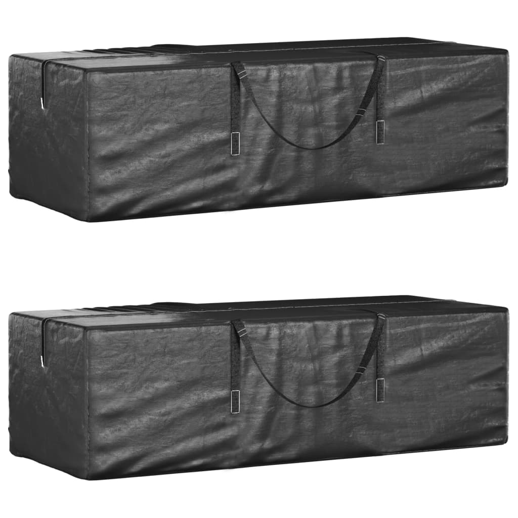 vidaXL Opbergtas voor kerstbomen 135x40x55 cm polyetheen zwart