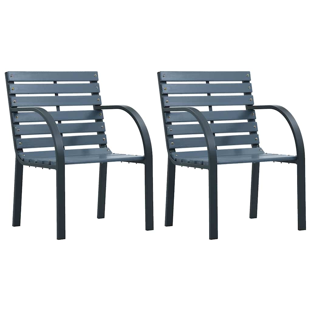 vidaXL Tuinstoelen 2 st massief vurenhout