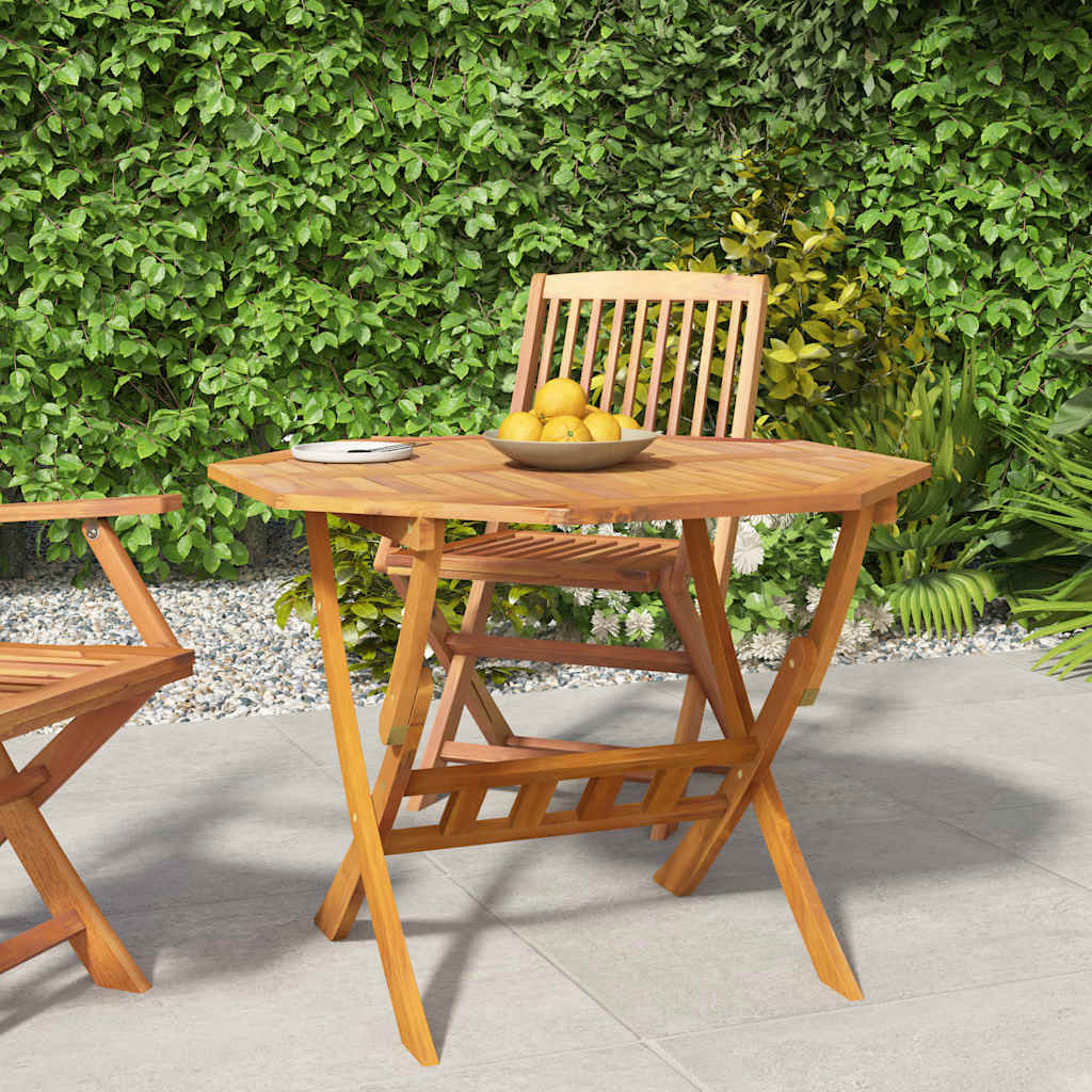 vidaXL Tuintafel inklapbaar 60x60x75 cm massief acaciahout