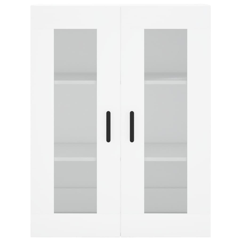vidaXL Hoge kast 69,5x34x180 cm bewerkt hout wit