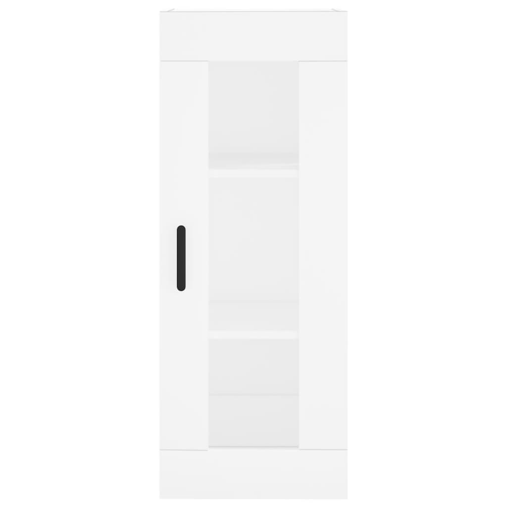 vidaXL Hoge kast 34,5x34x180 cm bewerkt hout wit