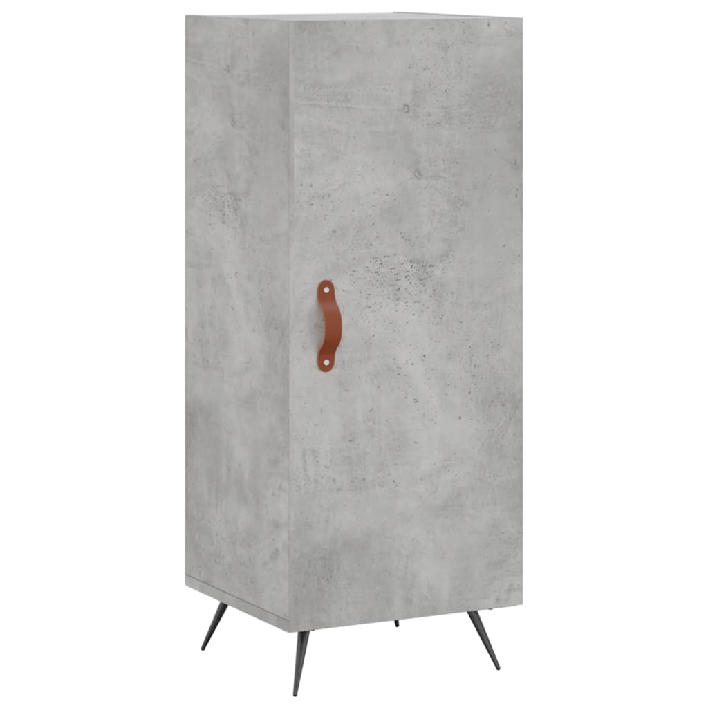 vidaXL Hoge kast 34,5x34x180 cm bewerkt hout wit